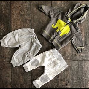 Baby boy zip up with pants